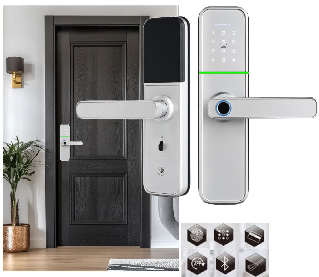Robustline Smart Locks Smart Locks Rbsl5110 "robustline Security Lock Hardware Premium Hardware for Door Cabinet Window Furniture and Interior Use